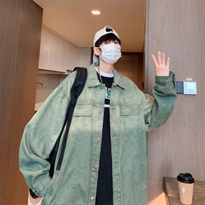 牛仔外套男春秋韩版潮流潮牌夹克男休闲百搭上衣服JK02078-P62图片