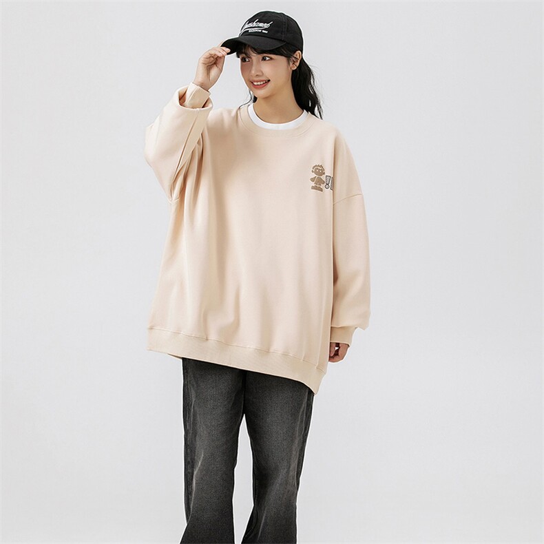 春秋无影墙新款牛奶丝圆领卫衣男女休闲百搭MYY-W6020-P45控69,男装卫衣,星座717