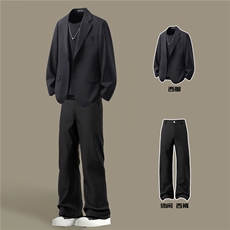 西服95%涤纶5%氨纶M-5XL大码XF78305P85控139西裤XK78151P45控68，男装西服，星座227-7