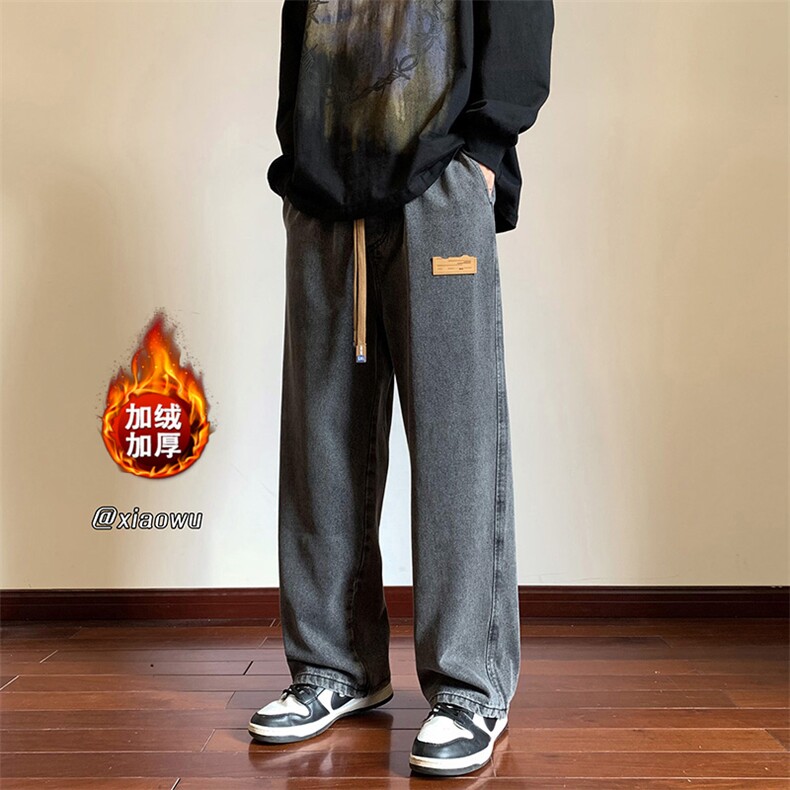 点击8 大码加绒牛仔裤直筒B342-K7009-特P35  加绒P45 控58图片