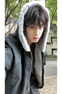 ！ A2363P98-冬季加绒加厚荔枝纹皮座山雕外套男女款毛领棉衣图片