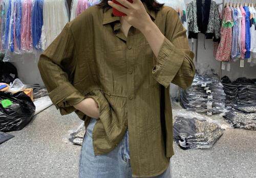 2021年秋季新品韩版宽松设计感小众休闲薄款长袖外套，其它，L·H·X