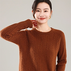 35%羊绒衫秋冬季新款舒适时尚百搭女式宽松长袖打底毛衣，女装羊绒衫，琳尚羊绒