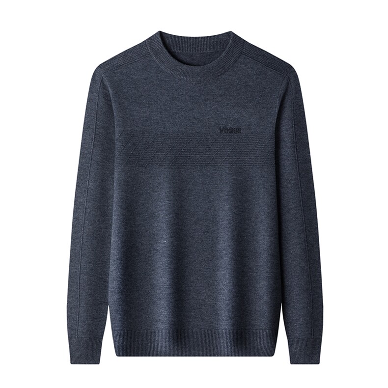 BB702钱塘2020-2冬季厚款中年男士时尚休闲百搭简约针织衫P67,男装针织衫/毛衣,钱塘207-2