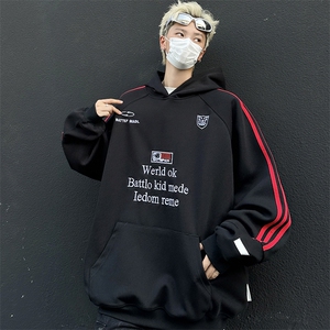 E22P50春秋男女同款新款卫衣男生套头衫时尚宽松打底衫图片