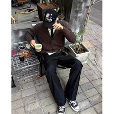 春款时尚休闲圆领不规则针织加绒保暖简约纯色卫衣外套女MBX060，男装棉衣，星座1116A（原606A-3）
