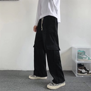 新款中腰长裤高街vibe裤子美式街头风K7025P33图片