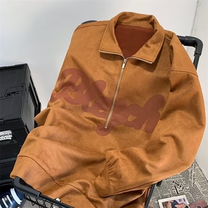 卫衣男潮牌秋冬高街hiphop外套WY110P40图片