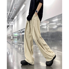 夏季日系潮牌简约休闲裤男2024新款百搭宽松长裤现货K7951-P35，男装休闲裤，星座512-3
