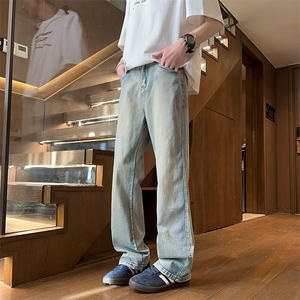 黄泥染牛仔裤男 M-4XL 直播品质 P65控88图片