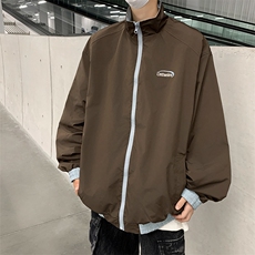 F425P70秋装新款双面穿男女生同款休闲外套夹克时尚宽松，男装夹克，星座512-6