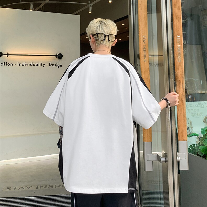 X5532-TP35控价58夏季新款圆领T恤潮牌字母印花青年运动短袖男,男装T恤,电商A102-1