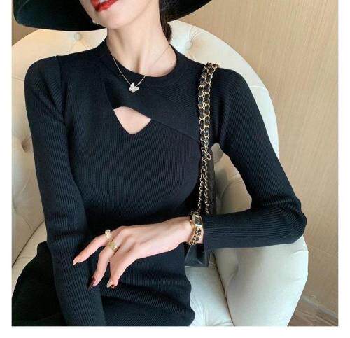 【现货】时尚个性针织连衣裙,女装连衣裙,CHERRY·印