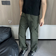 自拍图有大货速干工装裤夏装新款潮流痞帅学生百搭长裤K41-P40，男装工装外套，电商A178