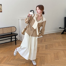 秋装四件套（披肩+衬衫+裙子+皮带）B191-1153-P155K208，女装套装/套裙，浙宝210（原浙宝191）