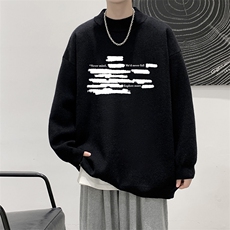 半高领毛衣男大码胖子针织衫毛线衣M18445-P45加绒款-P65，男装针织衫/毛衣，电商A040
