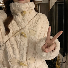 C870-P130羊羔毛外套女新款情侣宽松百搭加绒加厚开衫棉服，男装棉衣，星座911-2(原星座613-2）