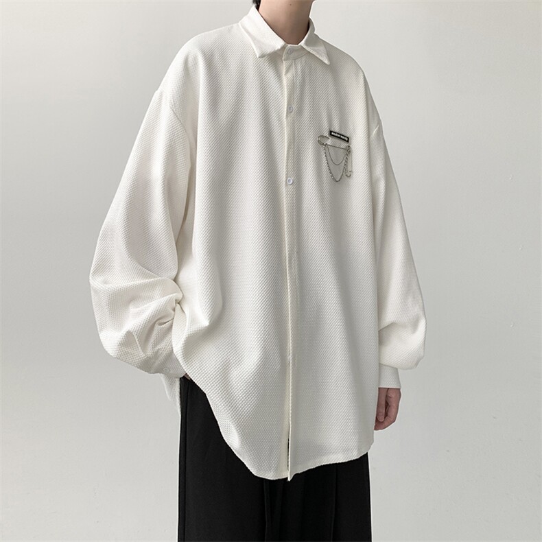宽松男生长袖衬衫KD630-P30,男装衬衫,电商D312