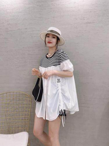 针织拼接长衫，女装，姚姚家