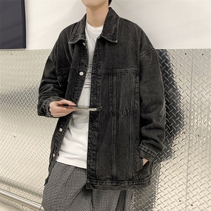 潮流夹克潮男春季牛仔夹克J2162P65图片