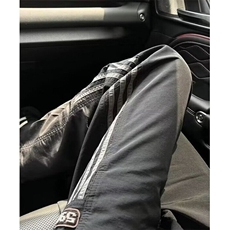 条纹裤子男夏季薄款透气冰丝工装裤三条杠直筒休闲裤K45，男装工装外套，星座1116A（原606A-3）