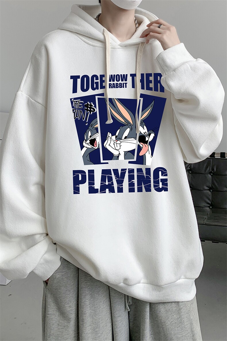 连帽卫衣男大码运动服帽衫外套WY2234-P35加绒款-P40,男装卫衣,电商A040