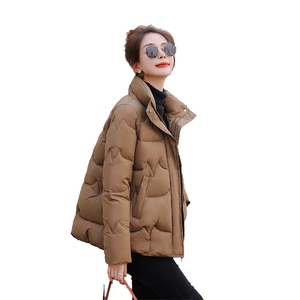 现货2025冬季棉衣新款小个子短款网红女时尚潮流韩版休闲棉服外套图片