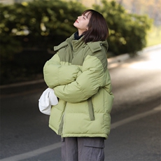 棉服撞色拼接灯芯绒外套男生冬季棉衣情侣装棉袄子M810-P85，男装棉衣，星座308B-2