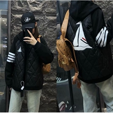 2025新款冬季棉服棉衣男生加厚保暖面包服运动休闲潮牌帅气外套，男装棉衣，四季星座505