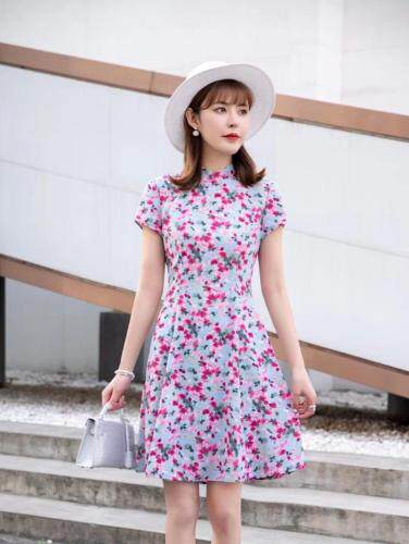 旗袍，女装婚纱/旗袍/礼服，吉之红