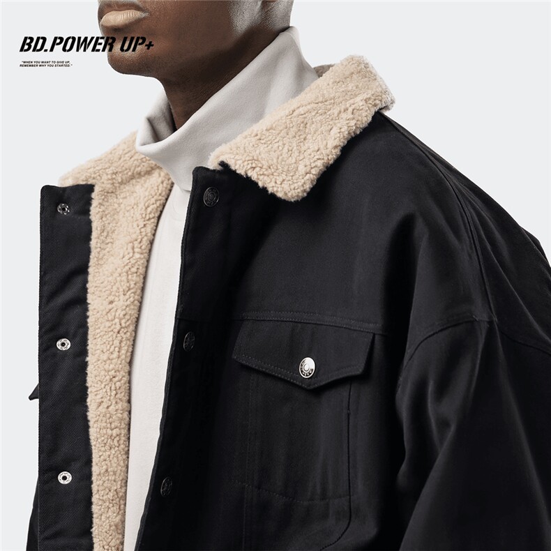 现货加绒牛仔棉服男冬季棉衣外套羊羔绒翻领夹克毛领MY1089-P110,男装夹克,星座1103-3