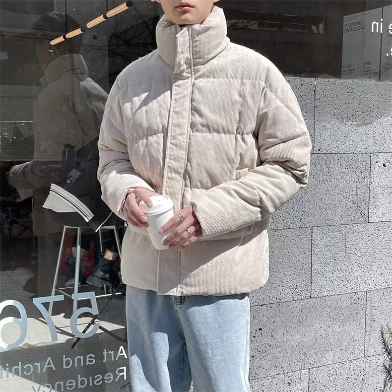 2024新款冬季棉服棉衣男装加厚保暖面包服休闲帅气棉袄外套潮图片