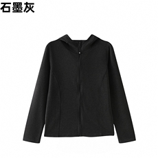 2025云朵羊毛拼麻丝公主缝连帽开衫，女装针织衫/毛衣，泰合衣坊