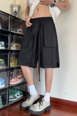 特批P30无差价夏季大口袋冰感冰丝垂感顺滑大码五分短裤男DK5824，男装休闲裤，电商A001
