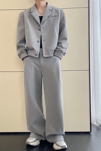 2025冬季网红加绒西服套装西装两件套运动套装P175常规P165图片