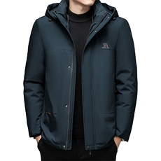 冬季棉衣休闲加厚保暖棉服中长款爸爸装貂绒内胆可脱卸外套，男装棉衣，钱塘6003（原4033）