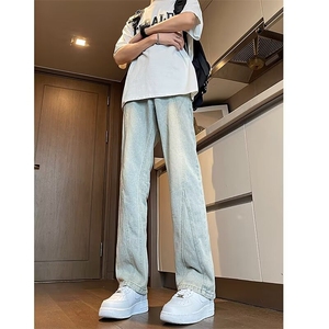 2024美式牛仔裤男款直筒长裤潮NA152P45
