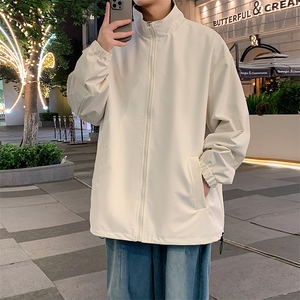 港风双面穿上衣夹克宽松落肩立领冲锋衣外套 JK908 P70图片