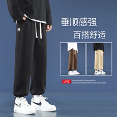 男装宽松束脚九分裤秋季新款卫裤休闲运动裤潮WK05-1特批26，男装休闲裤，星座718-1