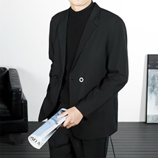 休闲西服外套男士修身商务职业正装韩版伴郎礼服新郎上班西装外套，男装西服套装，星座1013
