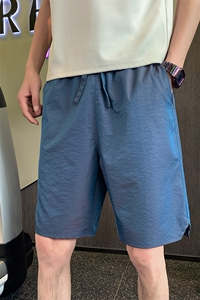H626 特P3555 2025夏季冰丝冰感超薄短裤男 炫彩色五分裤裤子图片