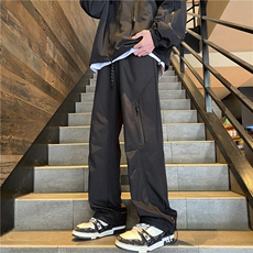 冬季机能褶皱拉链防水冲锋裤K23555-p50控68加绒K23555JR-p60控78，男装休闲裤，电商B315