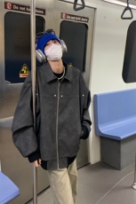特P72无差价新款时尚简约春秋皮衣夹克外套-HJ5359港风，男装夹克，电商A003