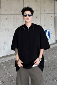2025新款半金属扣短袖polo衫档口现货直接来拿T1855-P42图片