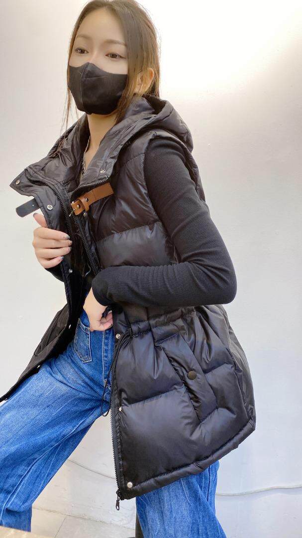 现货欧货抽绳马甲，女装马甲，帝瀛 DY