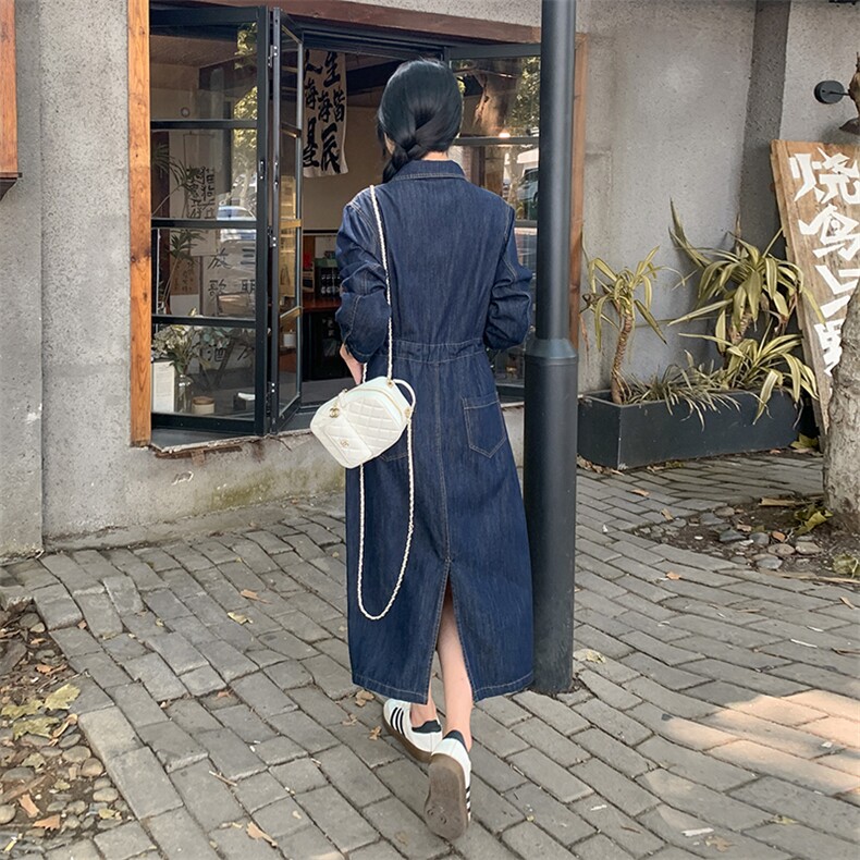新款现货主推牛仔连衣裙9871-P135-K188,女装连衣裙,2C129