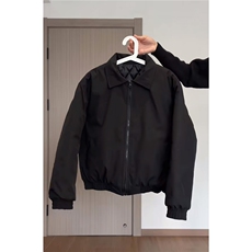 网图秋冬加厚美式飞行夹克棉服男女保暖棉衣棒球服D392特P55，男装夹克，电商A335-1（原A458）