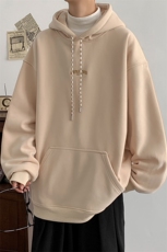 秋季卫衣男宽松刺绣连帽外套D329-QM621-P58-控78，女装短外套，电商D329