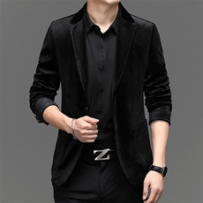 春秋季新款西装外套男中年男士商务休闲爸爸装西服宽松免烫上衣，男装西服，电商B212（原钱塘6029）