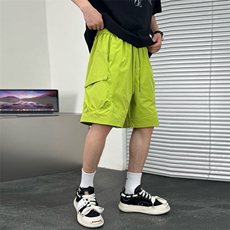 大口袋美式机能工装短裤男宽松运动休闲裤A329-K950-P50，男装休闲裤，电商A329